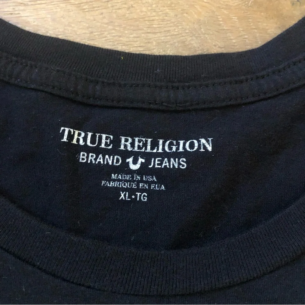 TRUE RELIGION USA VINTAGE old fashioned crew neck tee size XL/L  NEW PriceFirm!